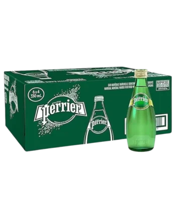 Perrier Sparkling Natural Mineral Water 24x330ml