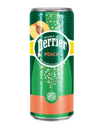 Perrier Natural Peach Flavoured Sparkling Mineral Water