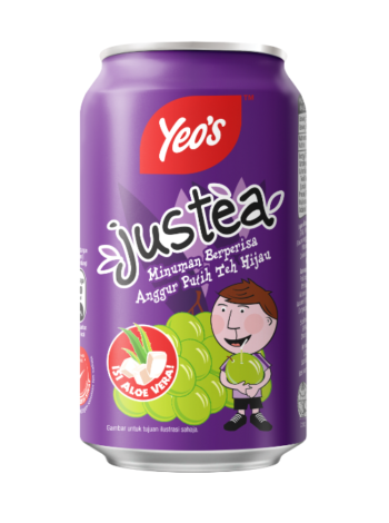 Yeo’s Justea Grape Can 300ml